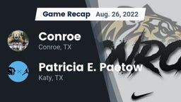 Recap: Conroe  vs. Patricia E. Paetow  2022