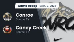 Recap: Conroe  vs. Caney Creek  2022