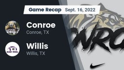 Recap: Conroe  vs. Willis  2022