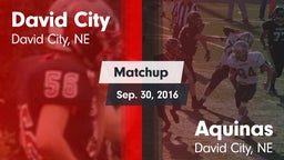 Matchup: David City High vs. Aquinas  2016