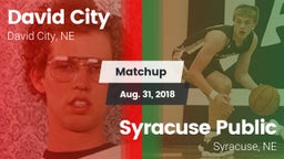 Matchup: David City High vs. Syracuse Public  2018