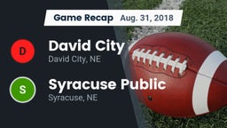 Recap: David City  vs. Syracuse Public  2018