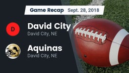 Recap: David City  vs. Aquinas  2018
