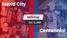 Matchup: David City High vs. Centennial  2018