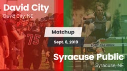 Matchup: David City High vs. Syracuse Public  2019