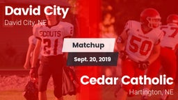 Matchup: David City High vs. Cedar Catholic  2019