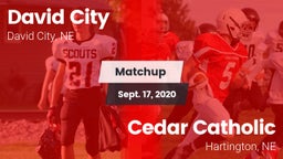 Matchup: David City High vs. Cedar Catholic  2020