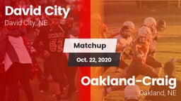 Matchup: David City High vs. Oakland-Craig  2020