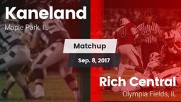 Matchup: Kaneland  vs. Rich Central  2017