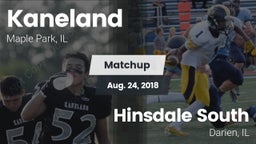 Matchup: Kaneland  vs. Hinsdale South  2018