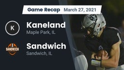 Recap: Kaneland  vs. Sandwich  2021