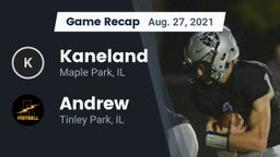 Recap: Kaneland  vs. Andrew  2021