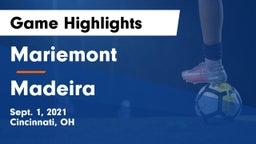 Mariemont  vs Madeira  Game Highlights - Sept. 1, 2021