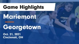 Mariemont  vs Georgetown Game Highlights - Oct. 21, 2021
