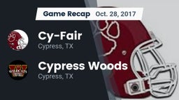 Recap: Cy-Fair  vs. Cypress Woods  2017