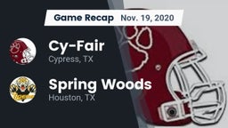 Recap: Cy-Fair  vs. Spring Woods  2020