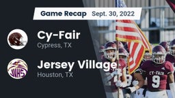 Recap: Cy-Fair  vs. Jersey Village  2022