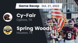 Recap: Cy-Fair  vs. Spring Woods  2022