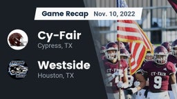 Recap: Cy-Fair  vs. Westside  2022