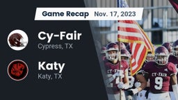 Recap: Cy-Fair  vs. Katy  2023