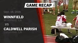 Recap: Winnfield  vs. Caldwell Parish  2016