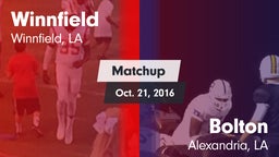 Matchup: Winnfield High vs. Bolton  2016