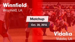 Matchup: Winnfield High vs. Vidalia  2016