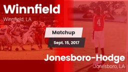 Matchup: Winnfield High vs. Jonesboro-Hodge  2017