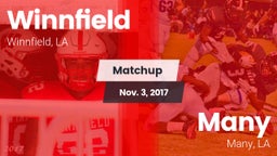 Matchup: Winnfield High vs. Many  2017