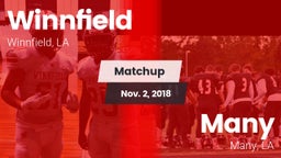Matchup: Winnfield High vs. Many  2018