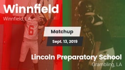Matchup: Winnfield High vs. Lincoln Preparatory School 2019