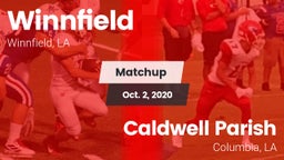 Matchup: Winnfield High vs. Caldwell Parish  2020