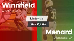 Matchup: Winnfield High vs. Menard  2020