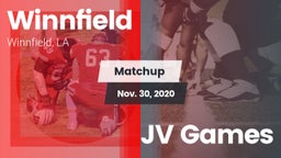 Matchup: Winnfield High vs. JV Games 2020