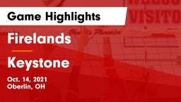 Firelands  vs Keystone  Game Highlights - Oct. 14, 2021