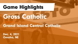 Gross Catholic  vs Grand Island Central Catholic Game Highlights - Dec. 4, 2021