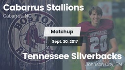 Matchup: Cabarrus Stallions  vs. Tennessee Silverbacks 2017