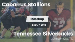 Matchup: Cabarrus Stallions  vs. Tennessee Silverbacks 2019