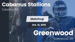 Matchup: Cabarrus Stallions  vs. Greenwood  2019
