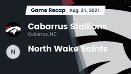Recap: Cabarrus Stallions  vs. North Wake Saints 2021
