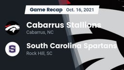 Recap: Cabarrus Stallions  vs. South Carolina Spartans 2021