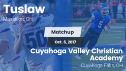 Matchup: Tuslaw  vs. Cuyahoga Valley Christian Academy  2017