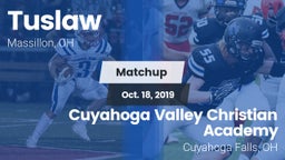 Matchup: Tuslaw  vs. Cuyahoga Valley Christian Academy  2019