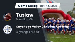 Recap: Tuslaw  vs. Cuyahoga Valley Christian Academy  2022