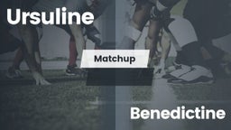 Matchup: Ursuline  vs. Benedictine  2016