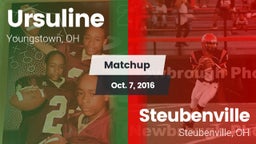 Matchup: Ursuline  vs. Steubenville  2016