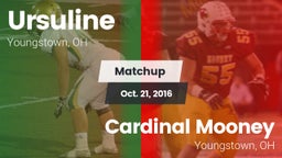 Matchup: Ursuline  vs. Cardinal Mooney  2016