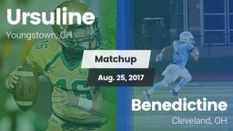 Matchup: Ursuline  vs. Benedictine  2017