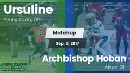 Matchup: Ursuline  vs. Archbishop Hoban  2017