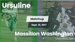 Matchup: Ursuline  vs. Massillon Washington  2017